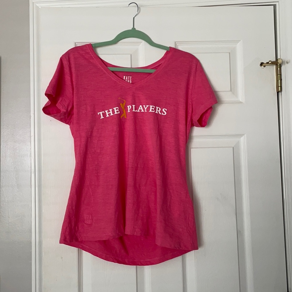 pink women's The Players shirt